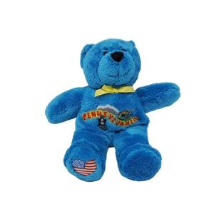 Pennsylvania Patriotic Plush Stuffed Animal Beanie Blue Train Cannon 2006